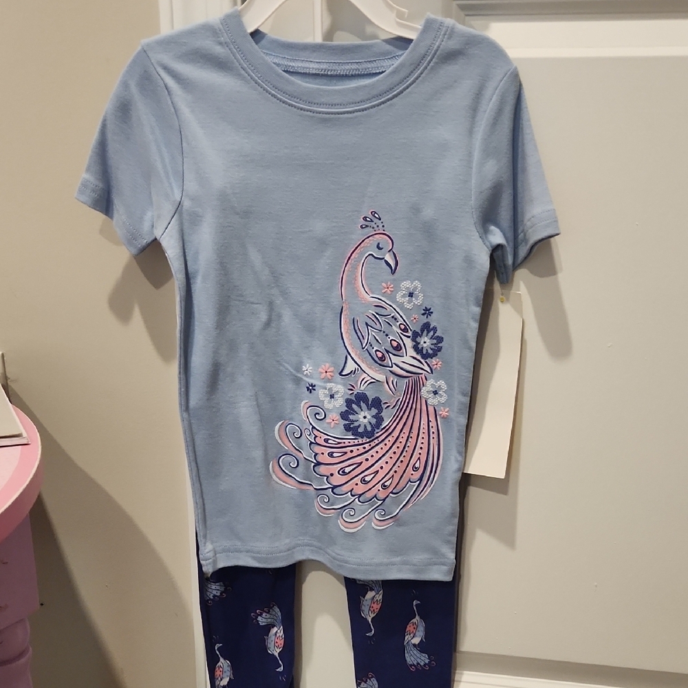 Peacock Pajama Set - Size 5